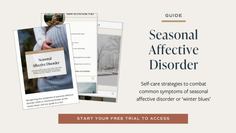 seasonal affective disorder self-care