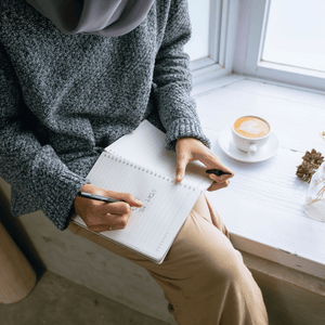 meditation and mindfulness while journaling